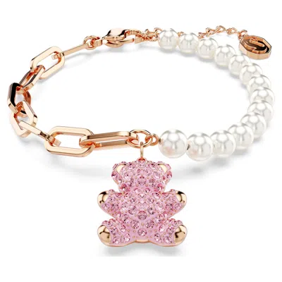 Swarovski Teddy Bracelet In Pink