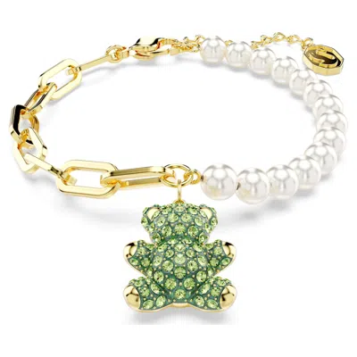 Swarovski Teddy Bracelet In Green