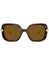Swarovski Womens Brown Sk6011 Square-frame Tortoiseshell Acetate Sunglasses In Brown