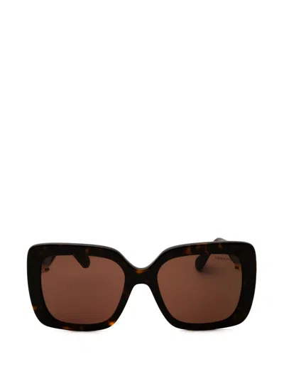 Swarovski Tortoiseshell-effect Oversized Sunglasses In Brown