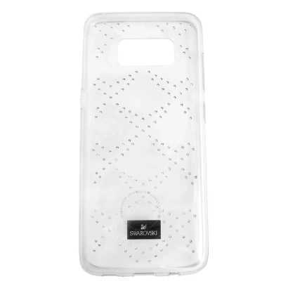 Swarovski Transparent Hillock Samsung Galaxy S 8 Smartphone Case With Bumper In White