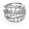 Swarovski Hyperbola Ring In Gray