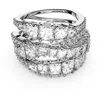 Swarovski Twist Wrap Ring In White