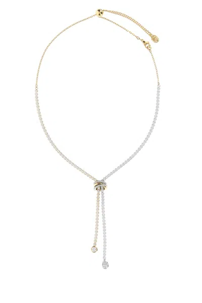 Swarovski Hyperbola Crystal-embellished Necklace In Gold