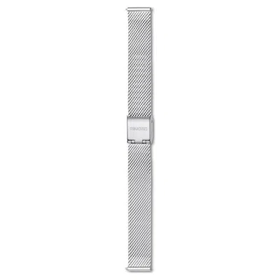 Swarovski Watch Strap In Silver Tone