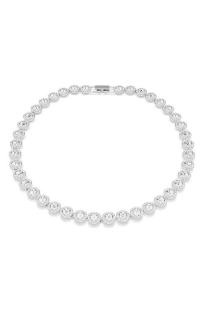 Swarovski Una All Around Crystal Necklace In Metallic