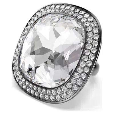 Swarovski Una Angelic Cushion-cut Ring In Metallic