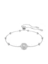 Swarovski Una Angelic Crystal Embellished Chain Bracelet In Silver