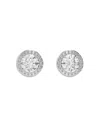 Swarovski Una Angelic Cubic Zirconia Stud Earrings In Metallic