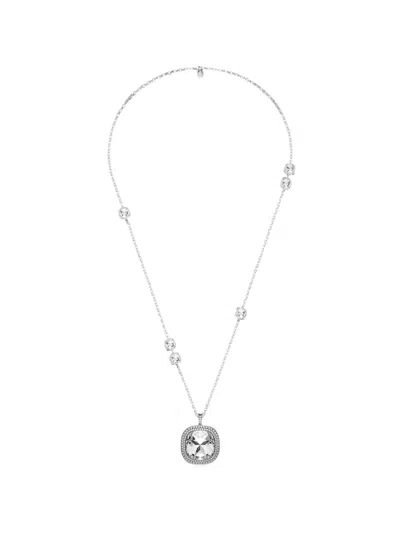 Swarovski Una Angelic Pendant And Brooch In Silver