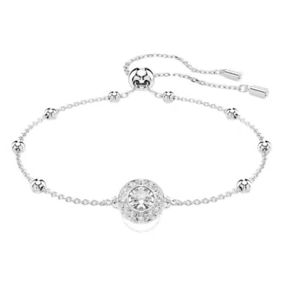 Swarovski Una Angelic Rhodium Plated Bracelet In White