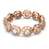 Swarovski Una Angelic Rose Gold-tone Plated Ring In Gold