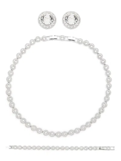 Swarovski Una Angelic Set In Silver