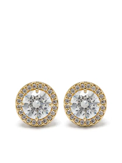 Swarovski Una Stud Earrings In Gold