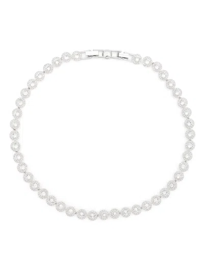 Swarovski Una Angelic Tennis Necklace In Silver