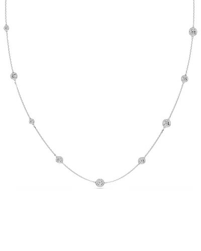 SWAROVSKI UNA CRYSTAL ANGELIC STATION LONG STATEMENT NECKLACE, 31.5-35.375