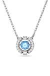 Swarovski Una Crystal Pendant Necklace In Metallic