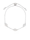 Swarovski Una Double-chain Bracelet In Metallic