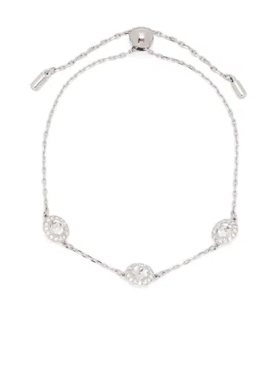 Swarovski Una Double-chain Bracelet In Metallic