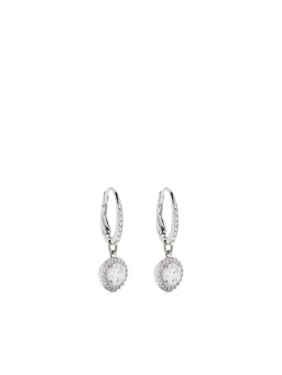 Swarovski Constella Drop Earrings In Silver