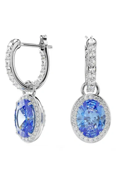 Swarovski Una Drop Hoop Earrings In Metallic