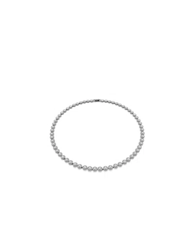Swarovski Matrix Crystal Tennis Necklace, 16.4 In Metallic