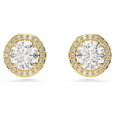 Swarovski Una Ohrstecker In Gold Tone