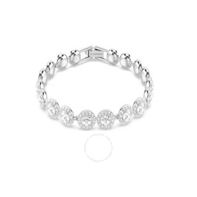 Swarovski Una Soft Bracelet Rhodium Shiny Crystal In White