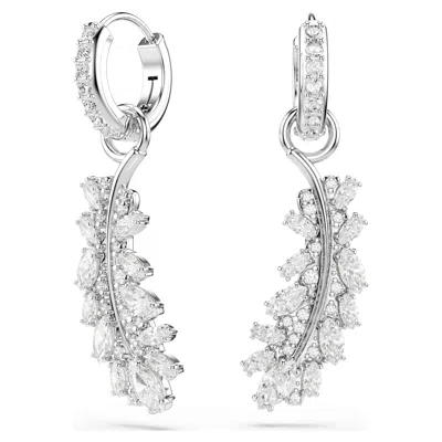 Swarovski Vienna Earrings In ["white","silver Tone"]