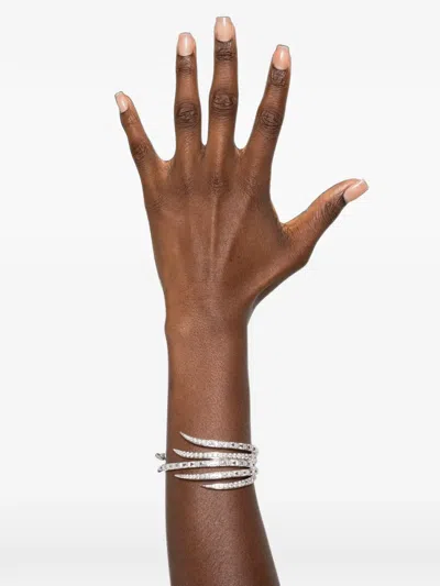 Swarovski Vienna Mixed-cut Bangle In Silver