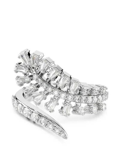 Swarovski Vienna Wrap-around Ring In Metallic