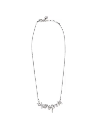 Pre-owned Swarovski Vintage Eden Charm Necklace In Silver