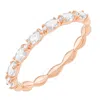 Swarovski Vittore Band Ring Rose Gold Shiny White In White