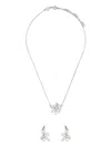 Swarovski Volta Bow Two-piece Set In Silber