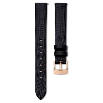 Swarovski Watch Strap In Black