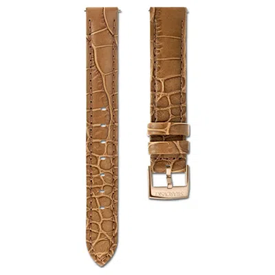 Swarovski Watch Strap In Brown