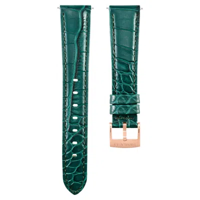 Swarovski Watch Strap In Green