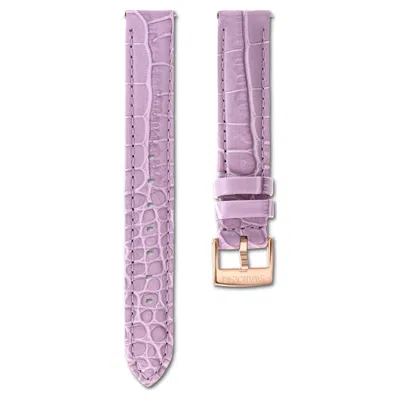 Swarovski Watch Strap In Purple