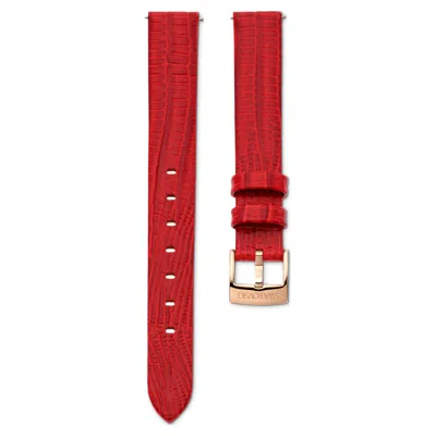 Swarovski Watch Strap In Red