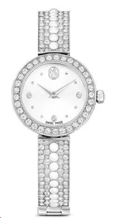 Swarovski White Brass Accessory In Metallic