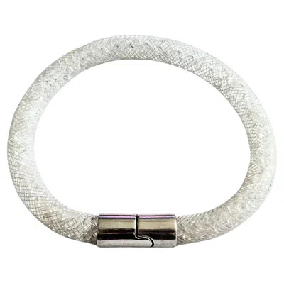 Pre-owned Swarovski White Crystal Bracelet