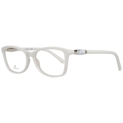 Swarovski White Plastic Glasses (frames) In Gray