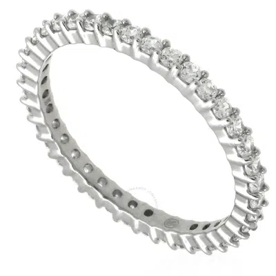 Swarovski White Round Cut Matrix Vittore Ring