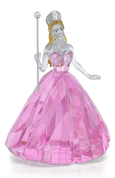 Swarovski Wicked Glinda Crystal Figurine In Pink