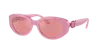 Swarovski Crystal-embellished Cat-eye Frame Sunglasses In Pink