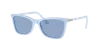 Swarovski Sk6004 Rectangle-frame Acetate Sunglasses In Blue