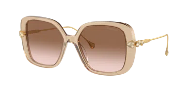 Swarovski Woman Sunglass Sk6011 In Gradient Brown