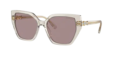 Swarovski Woman Sunglass Sk6016 In Violet