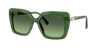 Swarovski Crystal-embellished Square Sunglasses In Green