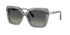 Swarovski Square-frame Crystal-embellished Sunglasses In Gray